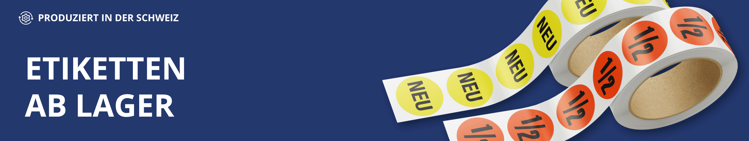 Promotions-Etiketten