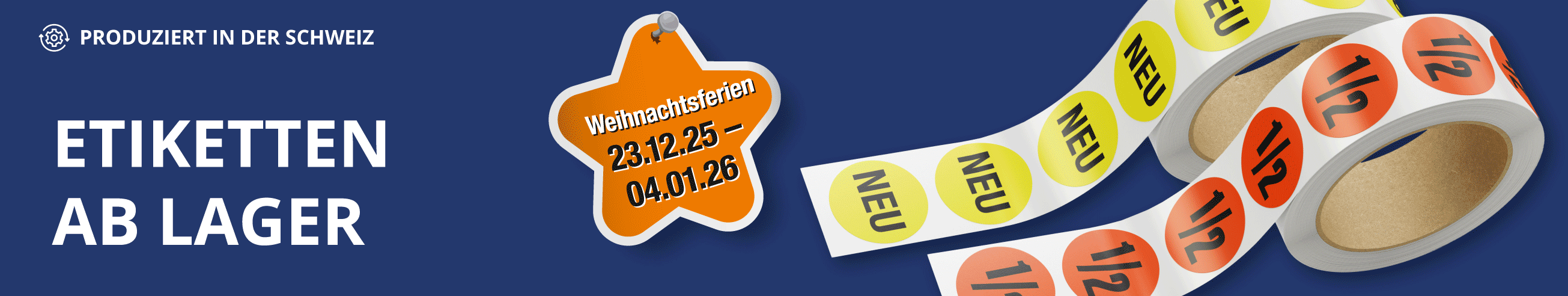 Promotions-Etiketten