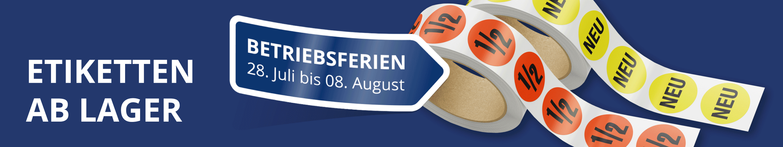 Promotions-Etiketten