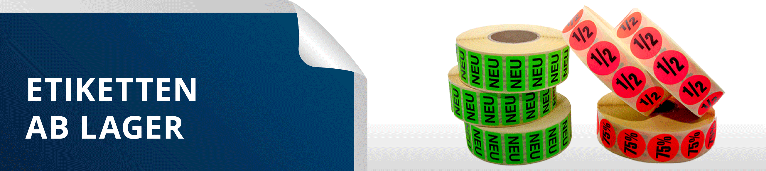Promotions-Etiketten