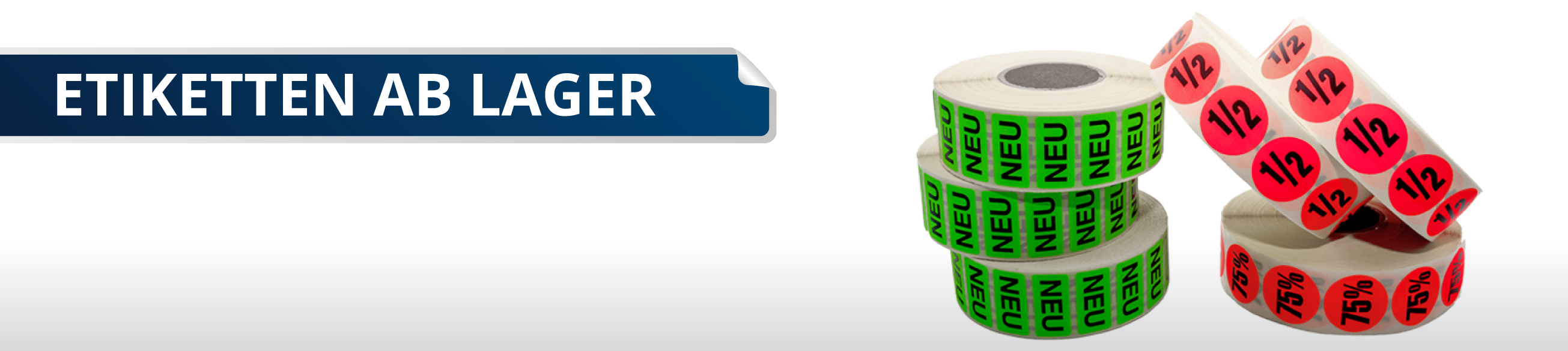 Promotions-Etiketten
