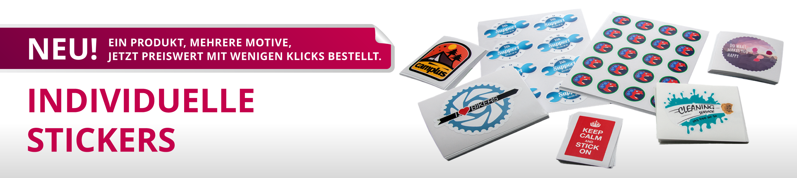 individuelle Stickers bestellen Schweiz