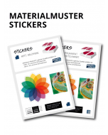 Materialmuster Stickers