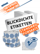 Blickdichte Etiketten