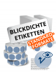 Blickdichte Etiketten