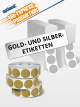 Gold- und Silberetiketten