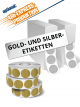 Gold- und Silberetiketten