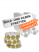 Gold- und Silberetiketten