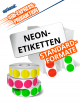Neon-Etiketten