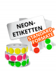 Neon-Etiketten