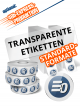 Transparente Etiketten