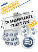 Transparente Etiketten FLEX