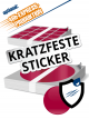 Kratzfeste Sticker