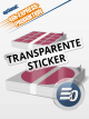 Transparente Sticker