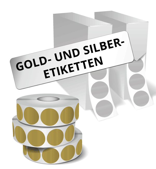 gold- und silberetiketten