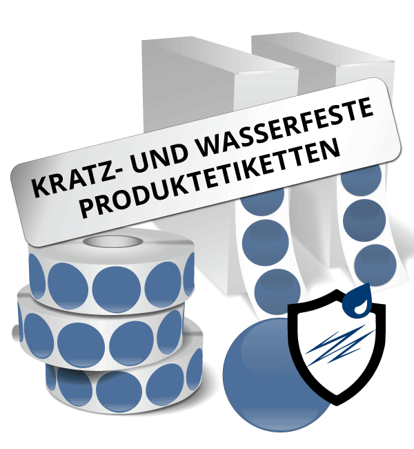 kratz- und wasserfeste Produktetiketten