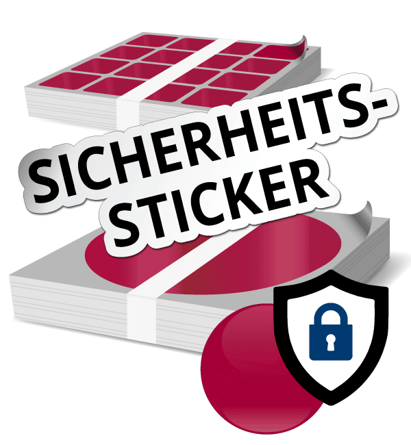 sicherheits-sticker