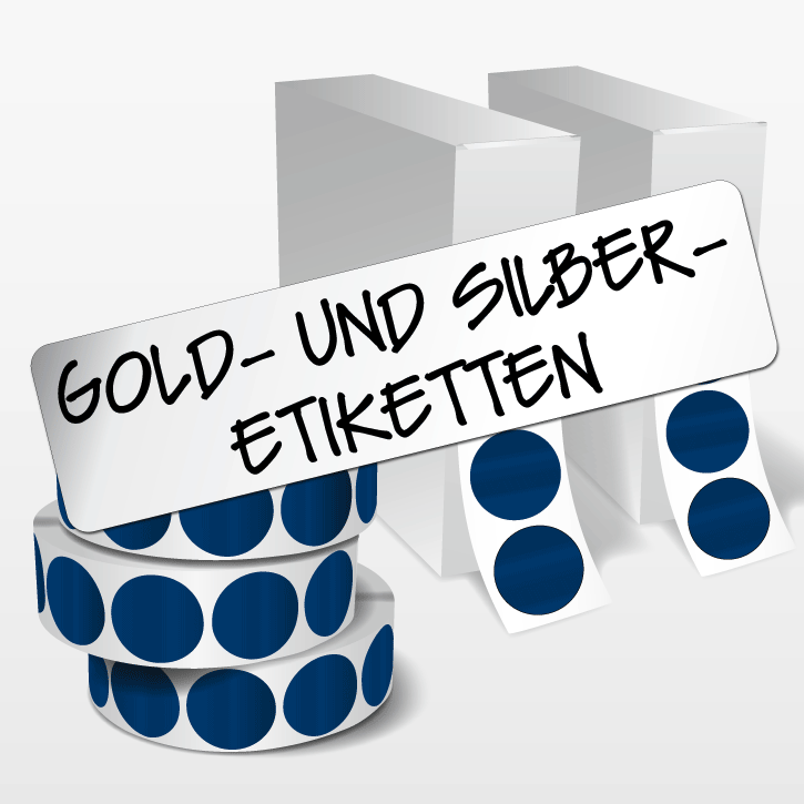 gold- und silberetiketten