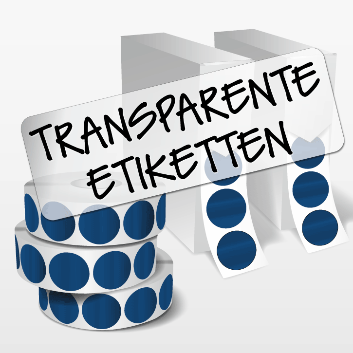transparente rollenetiketten