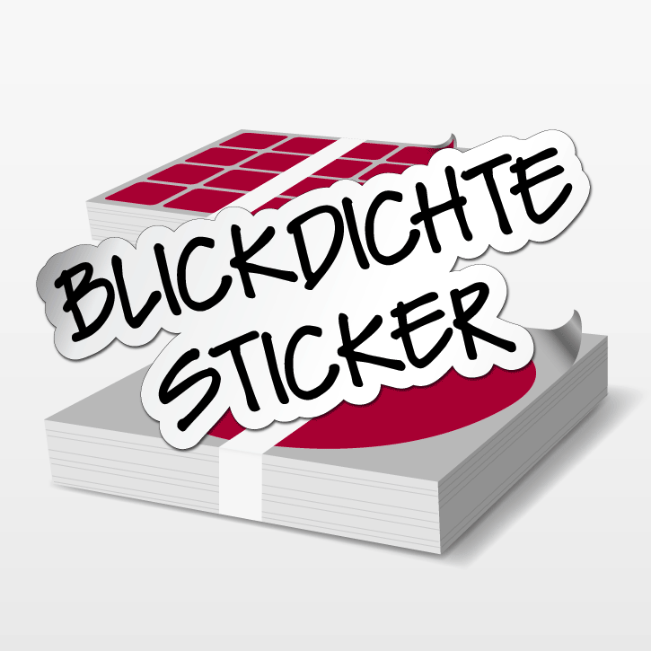 blickdichte sticker