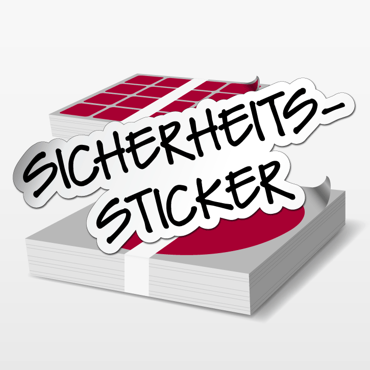 sicherheits-sticker